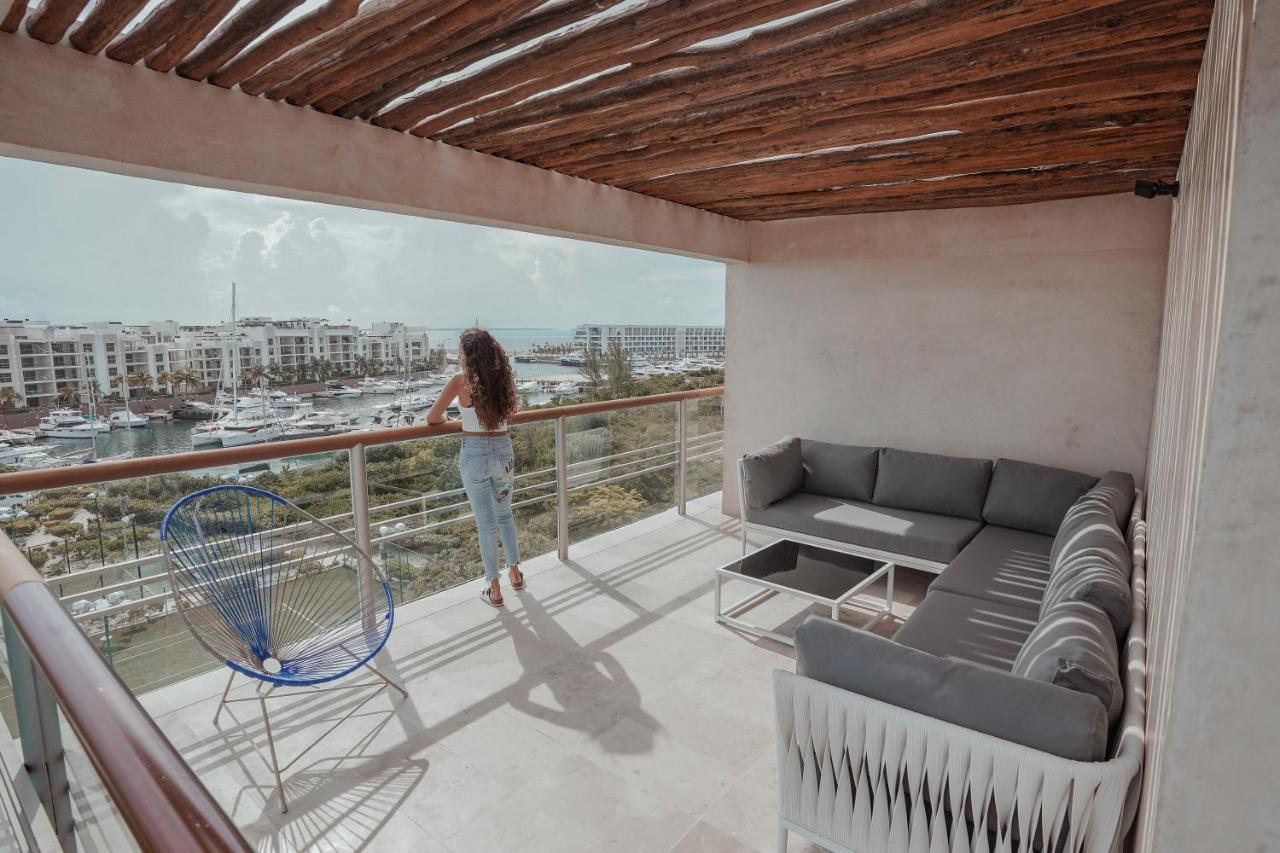 La Amada Condo With Marina View Канкун Экстерьер фото