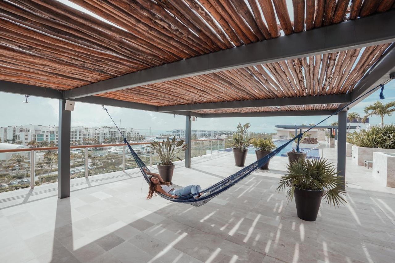 La Amada Condo With Marina View Канкун Экстерьер фото