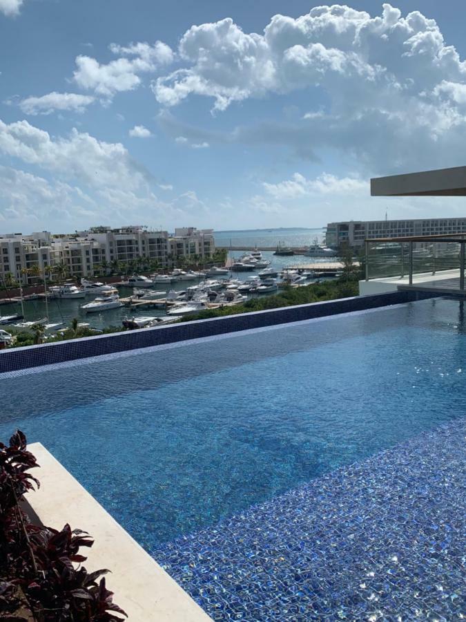 La Amada Condo With Marina View Канкун Экстерьер фото